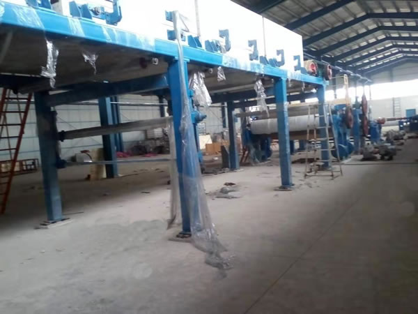 Overview of paper coater
