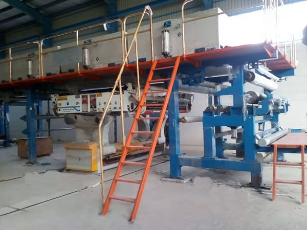 Overview of paper coater